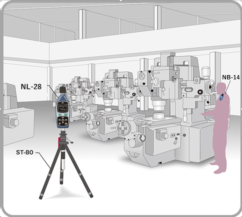 作業環境騒音を測定したい 事例4