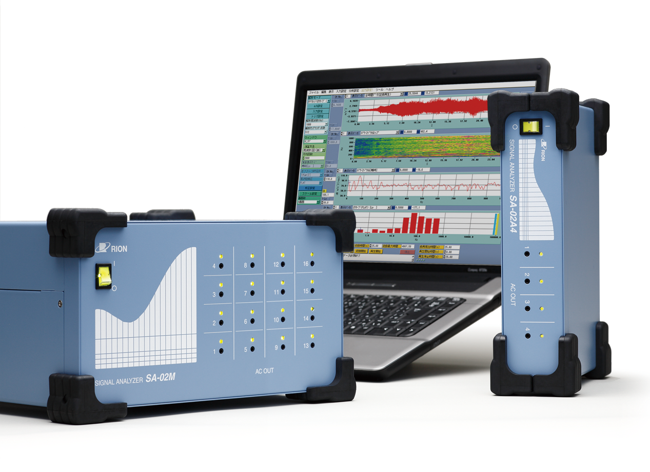 周波数分析器・オクターブ分析器・FFT分析器 | SA-02 | 騒音計・振動計のリオン株式会社